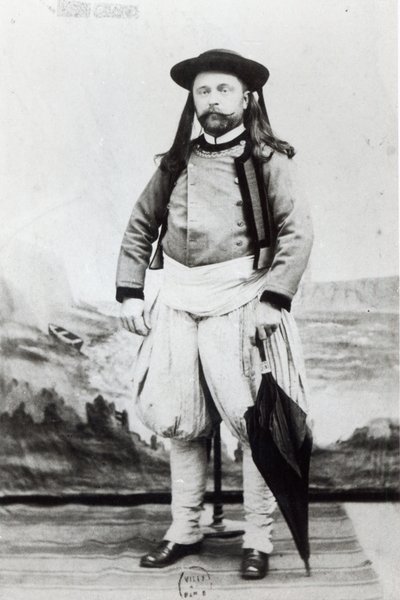 Emile Zola, photographed in Quimper by Genot